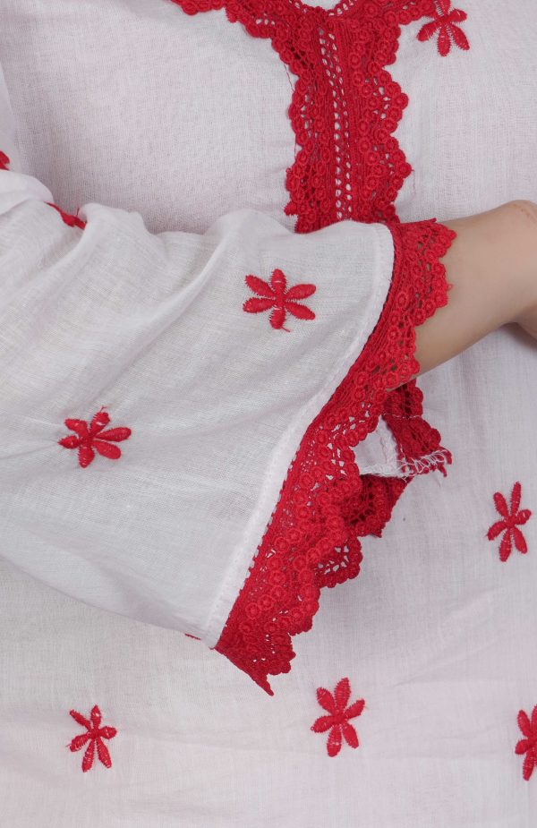 Light Pink Embroidered 3-Piece Set - Image 6