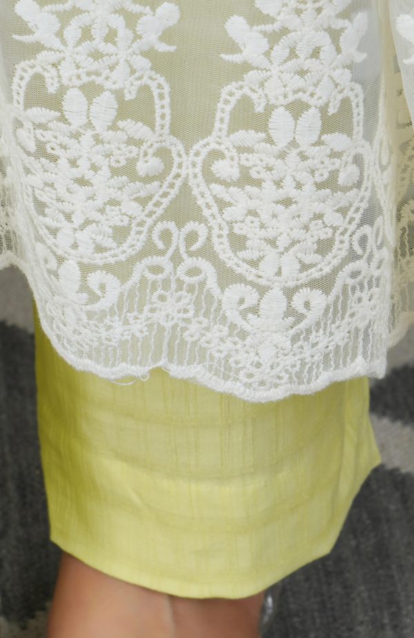 Light Green Umbrella Frock Style 2-Piece Set - Image 5