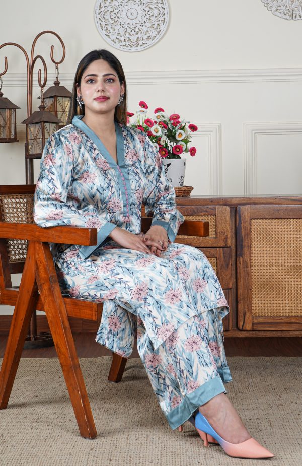 Italian Silk 2 Piece Designer Co-ord Set - Image 6