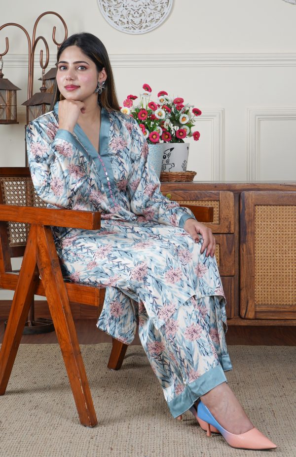 Italian Silk 2 Piece Designer Co-ord Set - Image 5