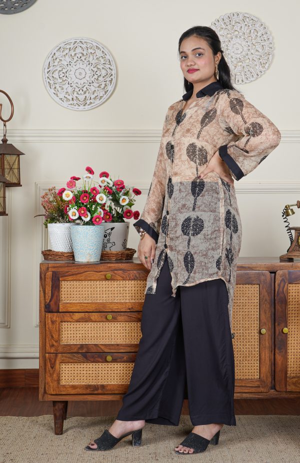 Chiffon Printed 2 Piece Co-ord Set - Image 3